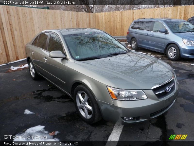 Natural Khaki / Beige 2007 Hyundai Sonata SE V6