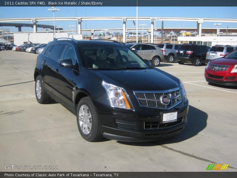 Black Ice Metallic / Shale/Ebony 2011 Cadillac SRX FWD