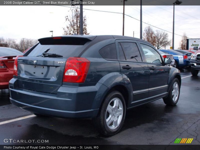 Steel Blue Metallic / Dark Slate Gray 2008 Dodge Caliber SXT