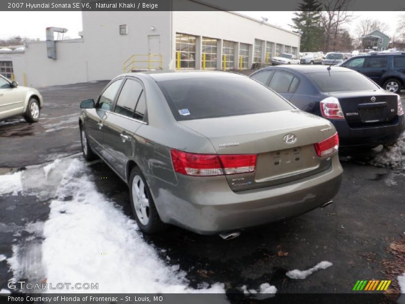 Natural Khaki / Beige 2007 Hyundai Sonata SE V6