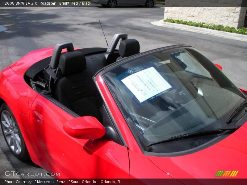 Bright Red / Black 2008 BMW Z4 3.0i Roadster