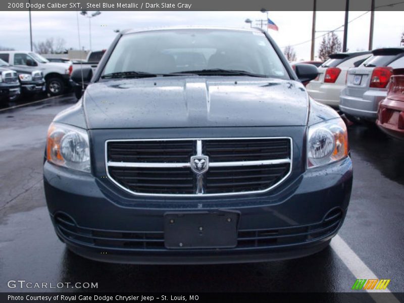 Steel Blue Metallic / Dark Slate Gray 2008 Dodge Caliber SXT