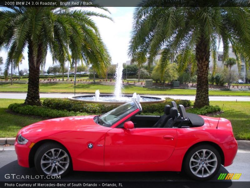 Bright Red / Black 2008 BMW Z4 3.0i Roadster