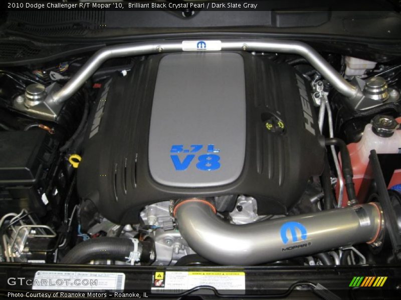 Brilliant Black Crystal Pearl / Dark Slate Gray 2010 Dodge Challenger R/T Mopar '10