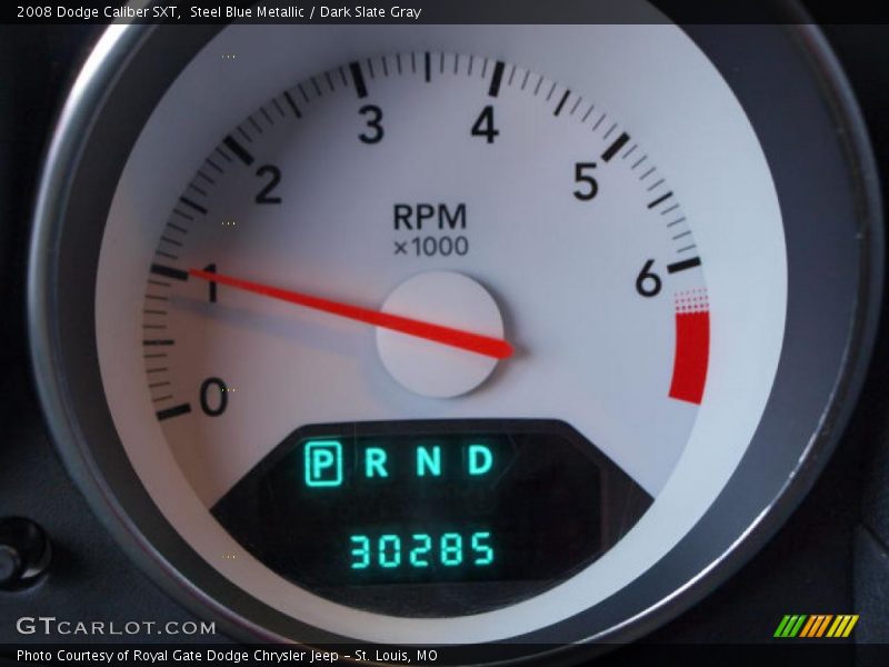 Steel Blue Metallic / Dark Slate Gray 2008 Dodge Caliber SXT