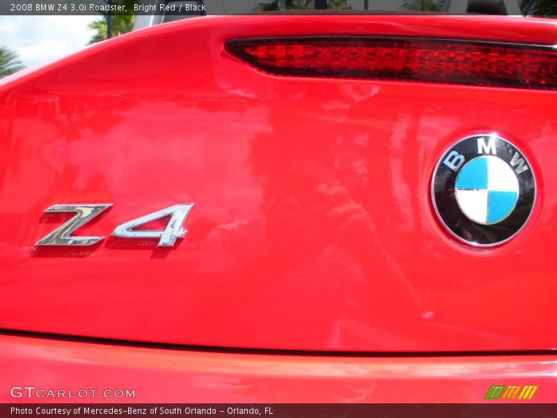 Bright Red / Black 2008 BMW Z4 3.0i Roadster