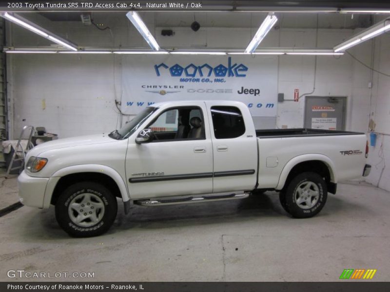 Natural White / Oak 2003 Toyota Tundra SR5 TRD Access Cab 4x4