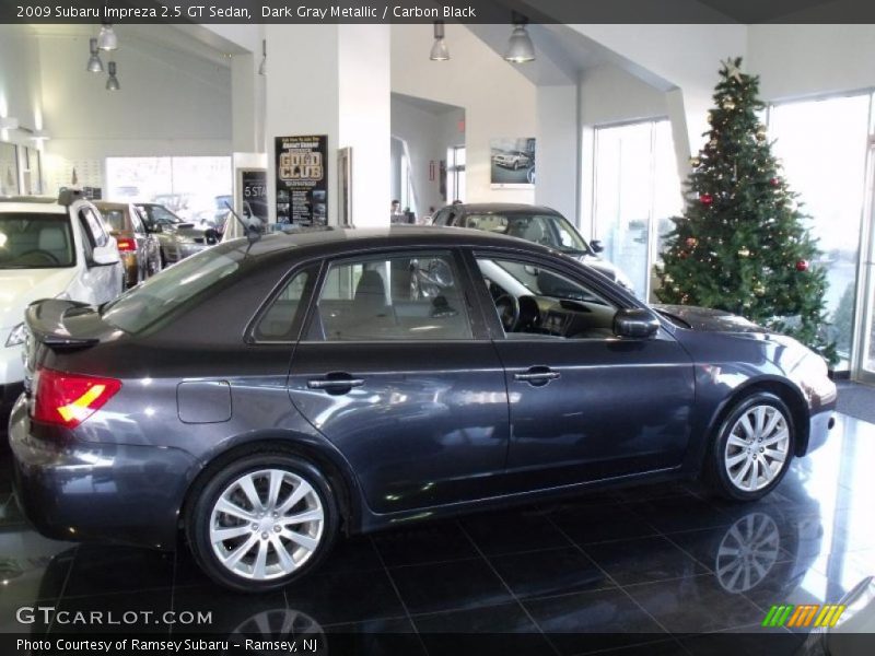 Dark Gray Metallic / Carbon Black 2009 Subaru Impreza 2.5 GT Sedan