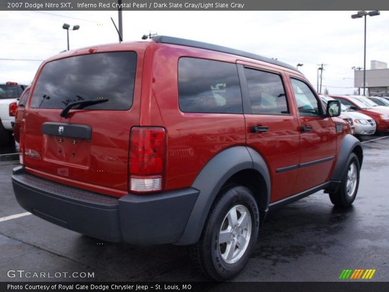 Inferno Red Crystal Pearl / Dark Slate Gray/Light Slate Gray 2007 Dodge Nitro SXT