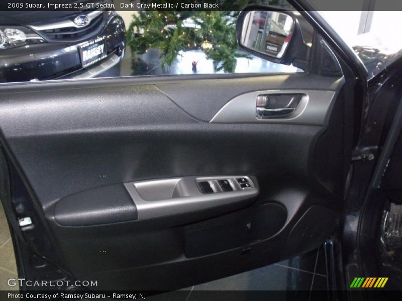 Dark Gray Metallic / Carbon Black 2009 Subaru Impreza 2.5 GT Sedan