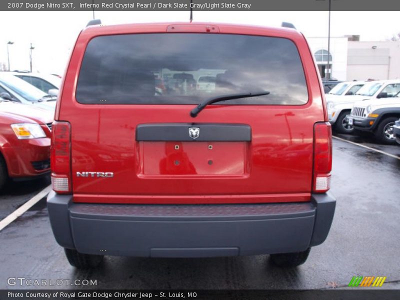 Inferno Red Crystal Pearl / Dark Slate Gray/Light Slate Gray 2007 Dodge Nitro SXT