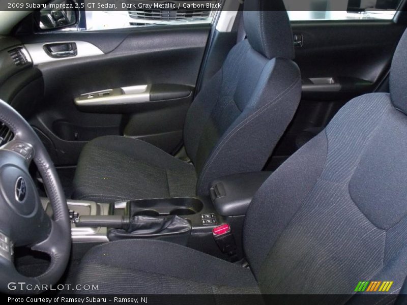 Dark Gray Metallic / Carbon Black 2009 Subaru Impreza 2.5 GT Sedan