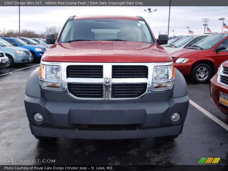 Inferno Red Crystal Pearl / Dark Slate Gray/Light Slate Gray 2007 Dodge Nitro SXT