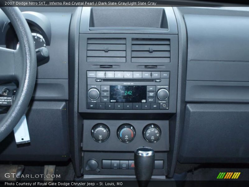 Inferno Red Crystal Pearl / Dark Slate Gray/Light Slate Gray 2007 Dodge Nitro SXT