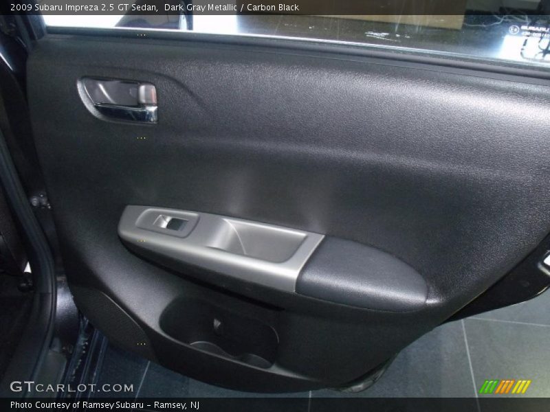 Dark Gray Metallic / Carbon Black 2009 Subaru Impreza 2.5 GT Sedan