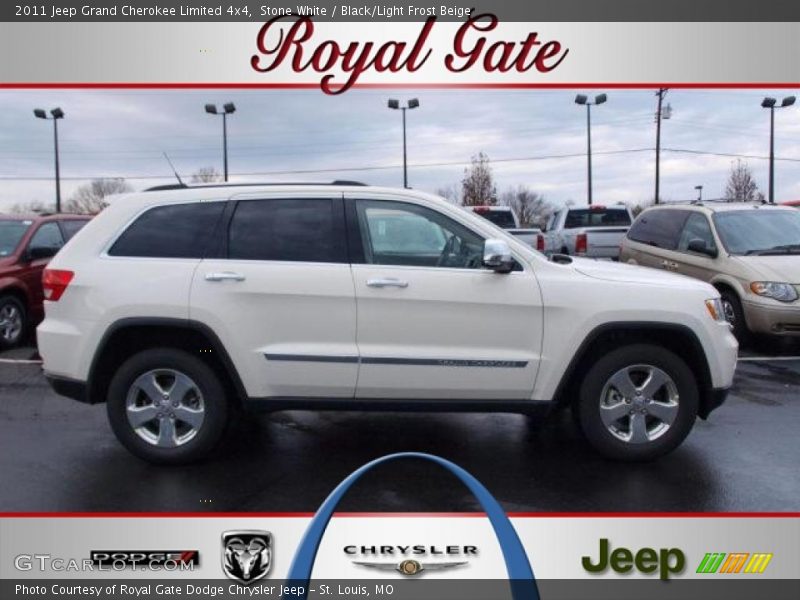 Stone White / Black/Light Frost Beige 2011 Jeep Grand Cherokee Limited 4x4