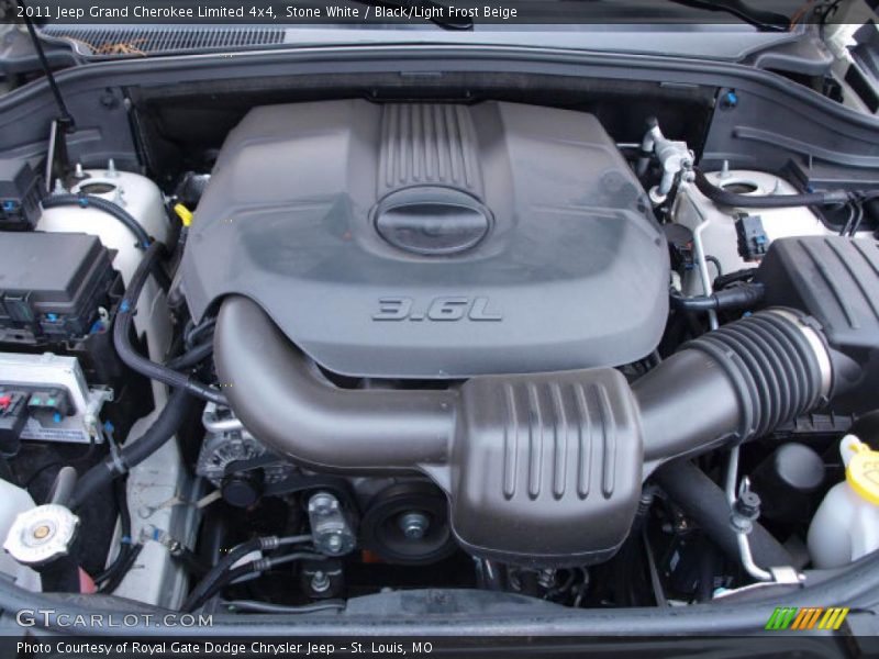  2011 Grand Cherokee Limited 4x4 Engine - 3.6 Liter DOHC 24-Valve VVT V6