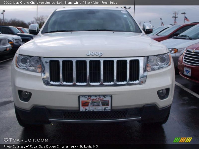 Stone White / Black/Light Frost Beige 2011 Jeep Grand Cherokee Limited 4x4