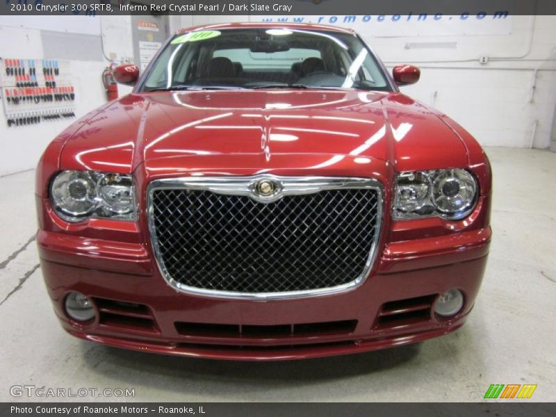 Inferno Red Crystal Pearl / Dark Slate Gray 2010 Chrysler 300 SRT8