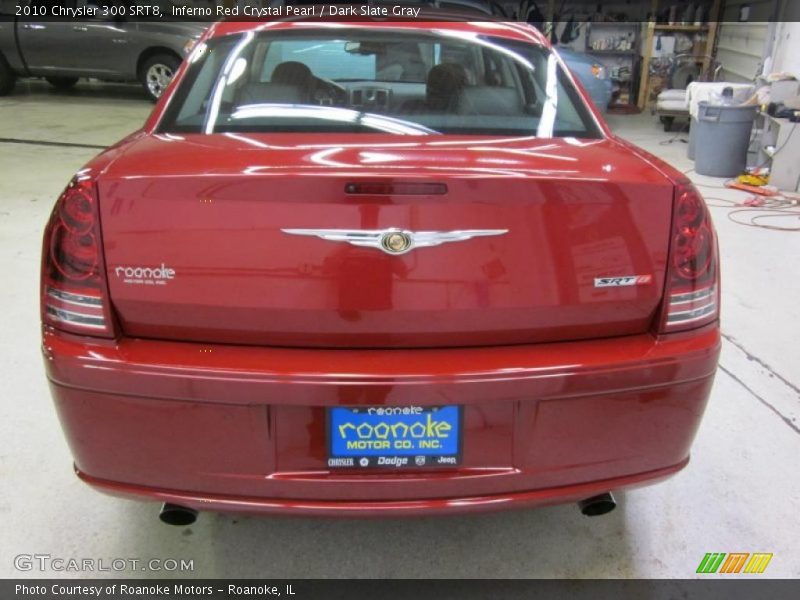 Inferno Red Crystal Pearl / Dark Slate Gray 2010 Chrysler 300 SRT8