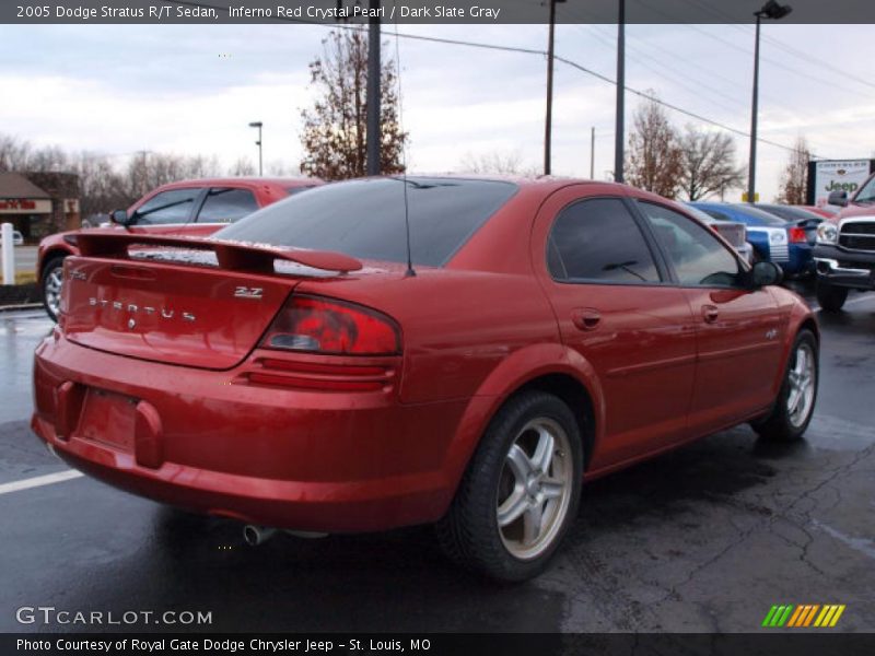 Inferno Red Crystal Pearl / Dark Slate Gray 2005 Dodge Stratus R/T Sedan
