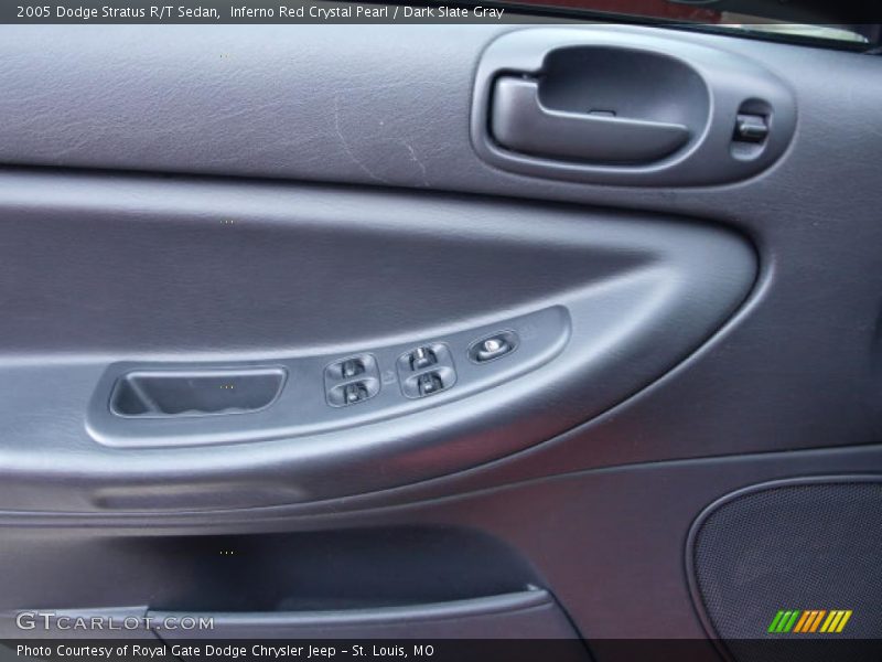 Inferno Red Crystal Pearl / Dark Slate Gray 2005 Dodge Stratus R/T Sedan