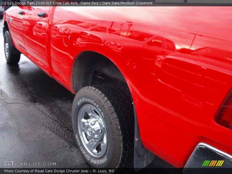 Flame Red / Dark Slate/Medium Graystone 2010 Dodge Ram 2500 SLT Crew Cab 4x4