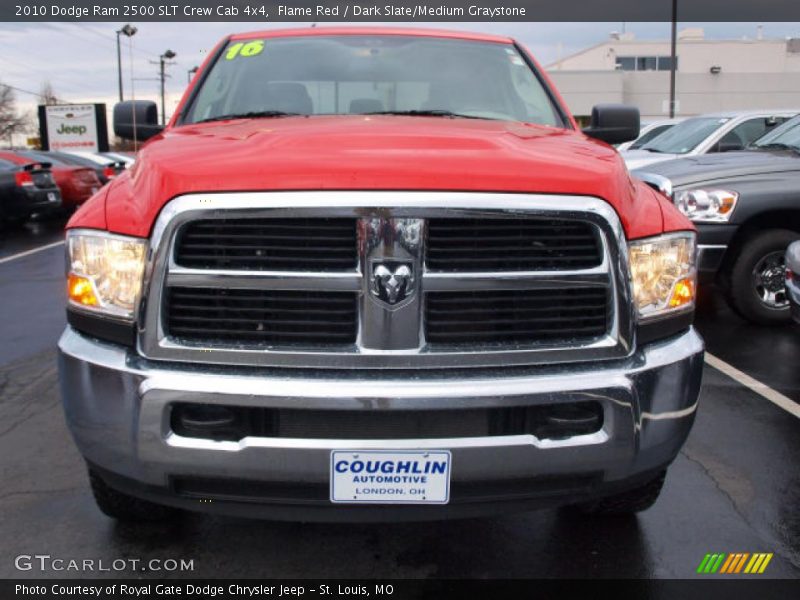 Flame Red / Dark Slate/Medium Graystone 2010 Dodge Ram 2500 SLT Crew Cab 4x4