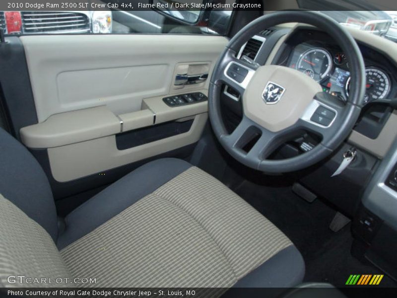 Flame Red / Dark Slate/Medium Graystone 2010 Dodge Ram 2500 SLT Crew Cab 4x4