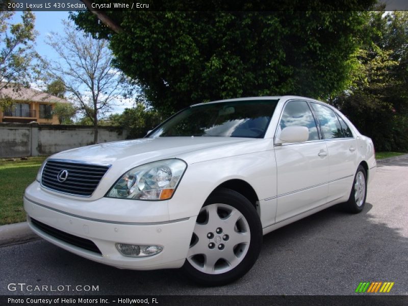 Crystal White / Ecru 2003 Lexus LS 430 Sedan