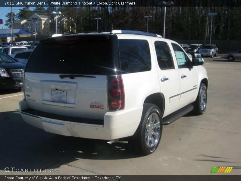 White Diamond Tintcoat / Cocoa/Light Cashmere 2011 GMC Yukon Denali
