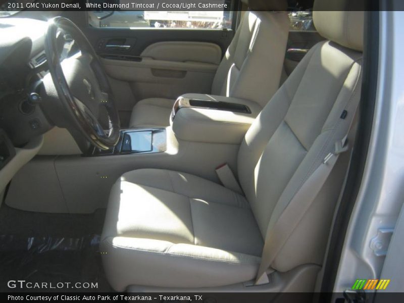 White Diamond Tintcoat / Cocoa/Light Cashmere 2011 GMC Yukon Denali