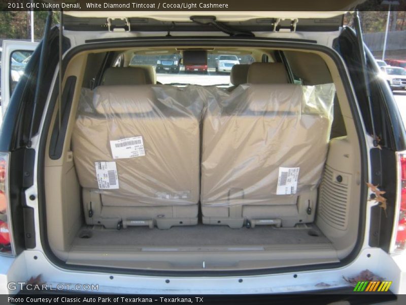 White Diamond Tintcoat / Cocoa/Light Cashmere 2011 GMC Yukon Denali