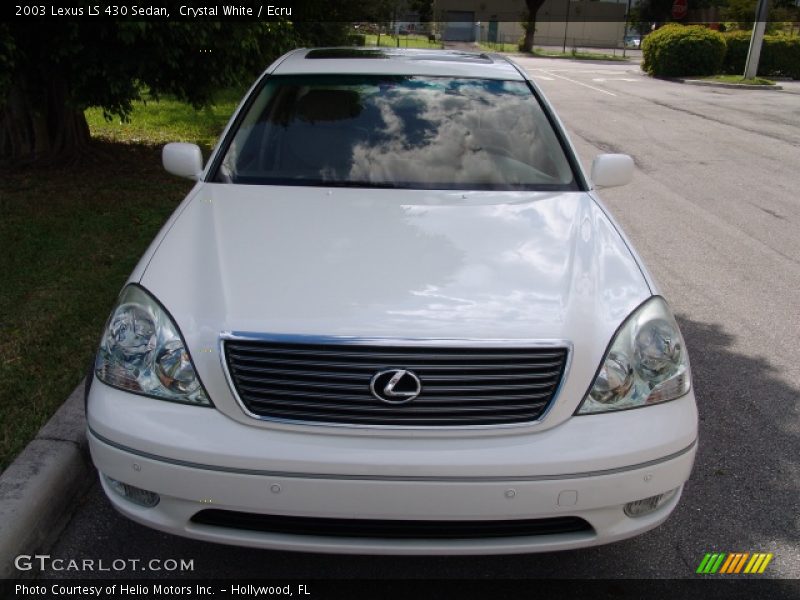 Crystal White / Ecru 2003 Lexus LS 430 Sedan