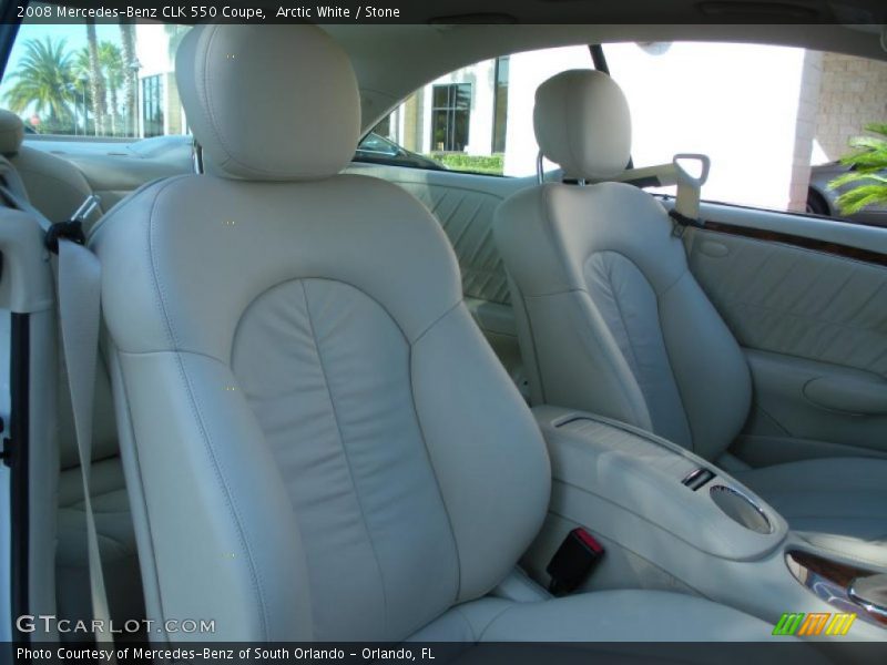  2008 CLK 550 Coupe Stone Interior