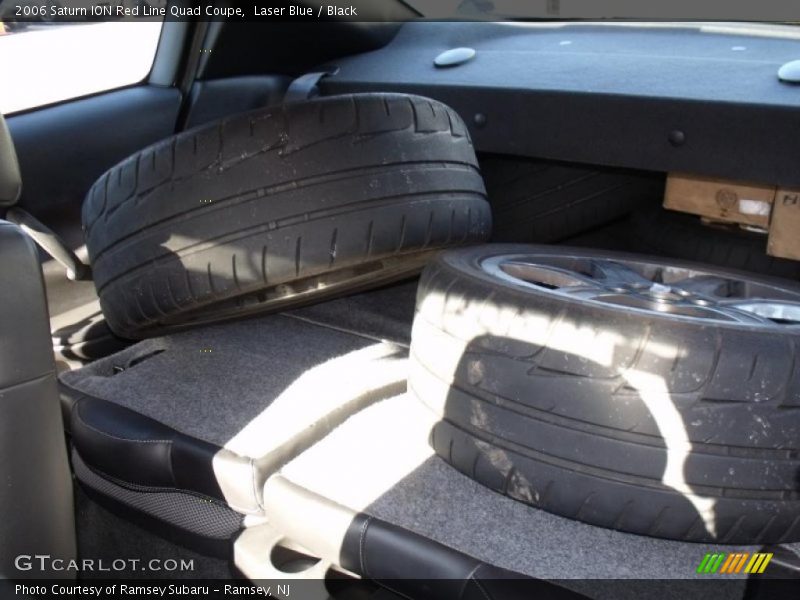 Laser Blue / Black 2006 Saturn ION Red Line Quad Coupe