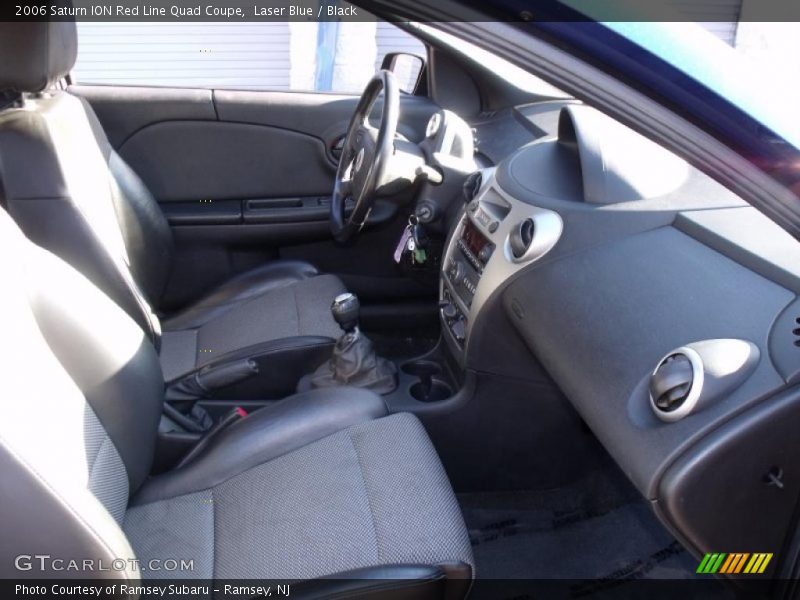 Laser Blue / Black 2006 Saturn ION Red Line Quad Coupe