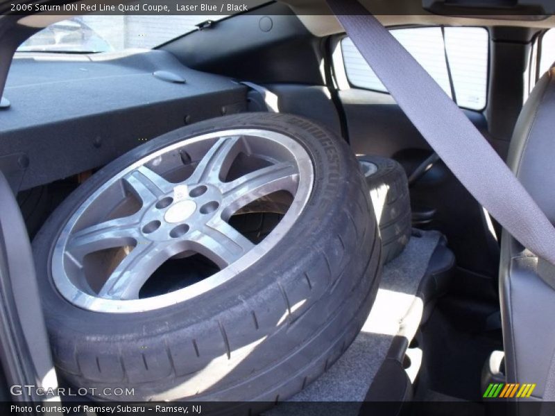 Laser Blue / Black 2006 Saturn ION Red Line Quad Coupe