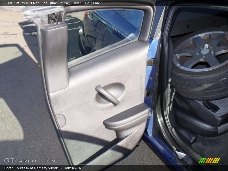 Laser Blue / Black 2006 Saturn ION Red Line Quad Coupe