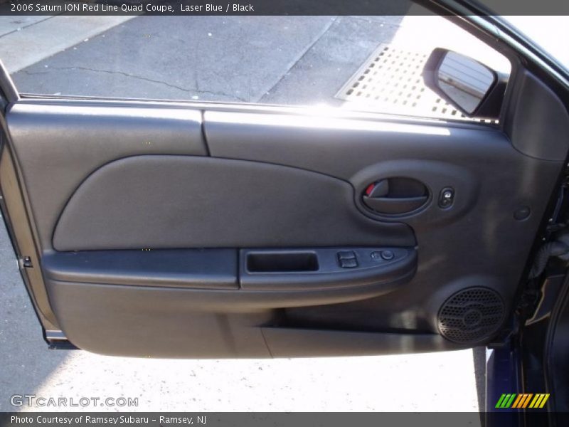 Laser Blue / Black 2006 Saturn ION Red Line Quad Coupe