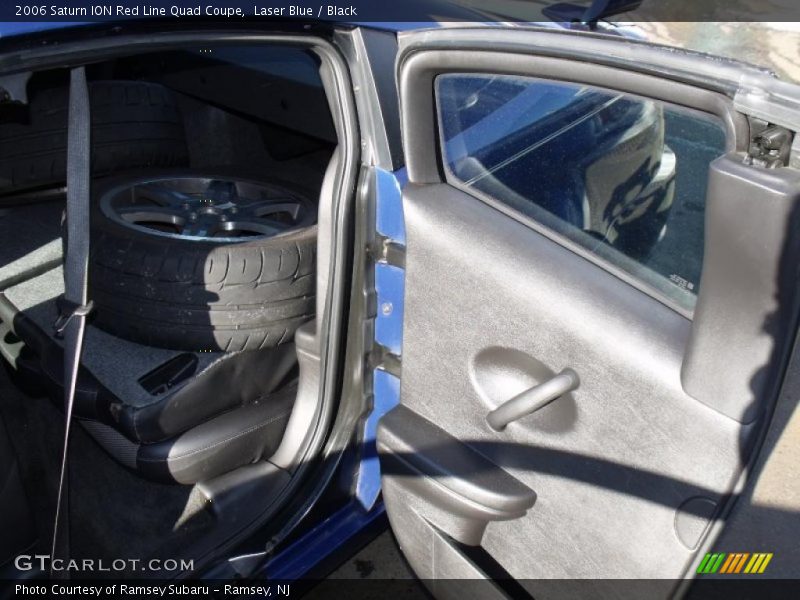 Laser Blue / Black 2006 Saturn ION Red Line Quad Coupe