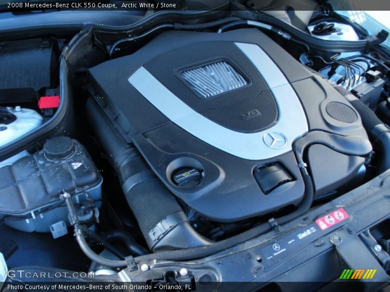 2008 CLK 550 Coupe Engine - 5.5 Liter DOHC 32-Valve VVT V8
