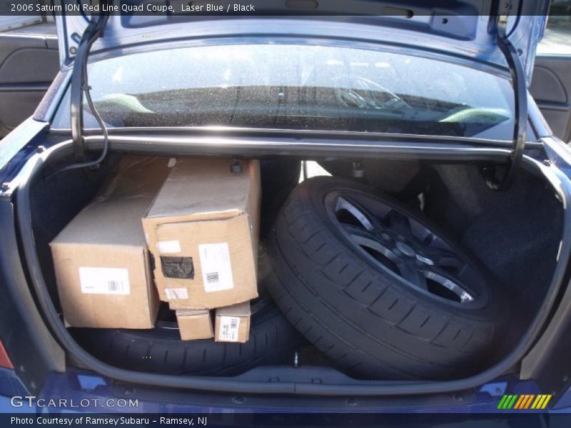 Laser Blue / Black 2006 Saturn ION Red Line Quad Coupe