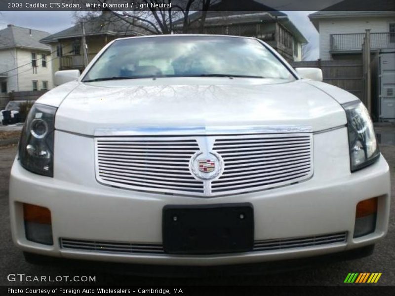 White Diamond / Light Neutral 2003 Cadillac CTS Sedan