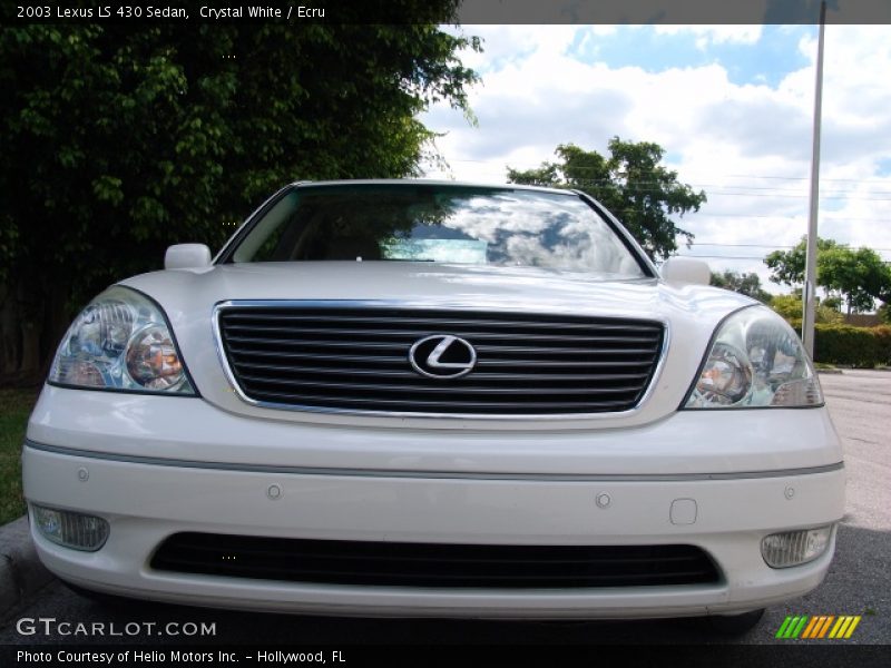 Crystal White / Ecru 2003 Lexus LS 430 Sedan