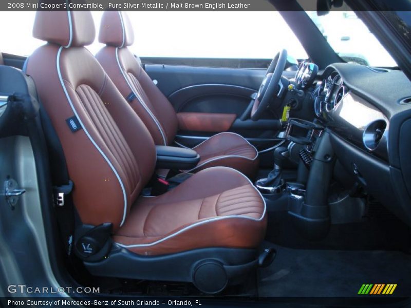 Front Seat of 2008 Cooper S Convertible