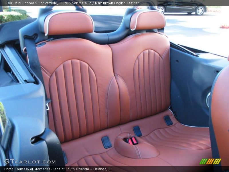  2008 Cooper S Convertible Malt Brown English Leather Interior