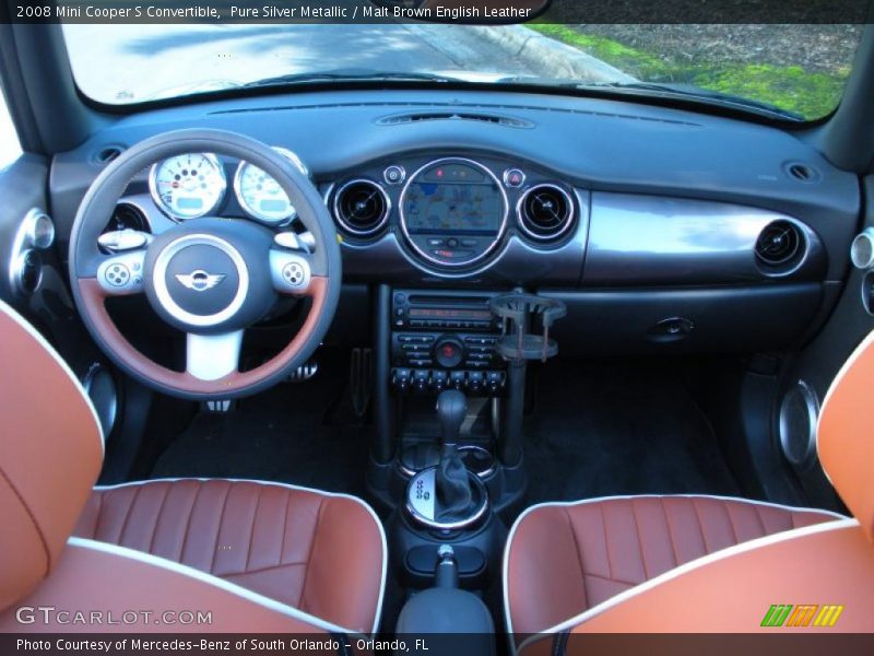 Dashboard of 2008 Cooper S Convertible