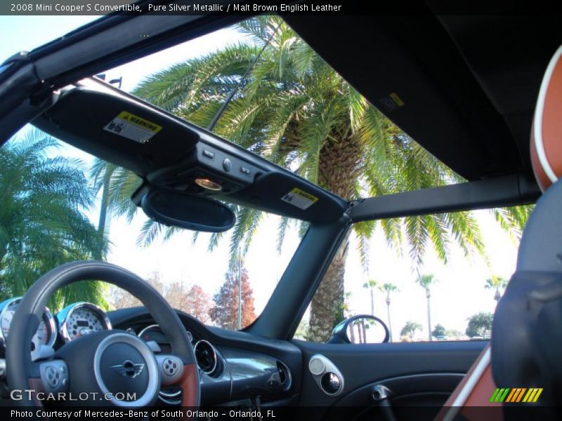 Sunroof of 2008 Cooper S Convertible