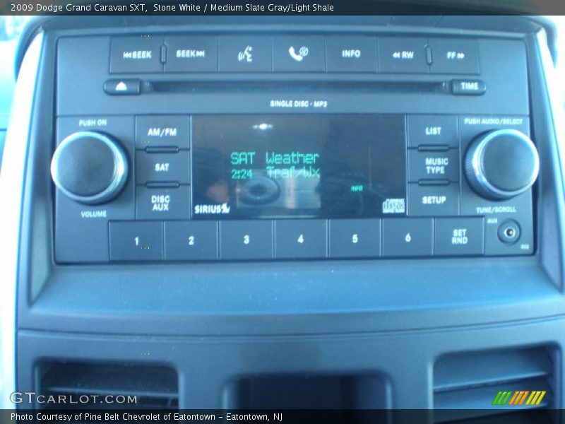 Stone White / Medium Slate Gray/Light Shale 2009 Dodge Grand Caravan SXT